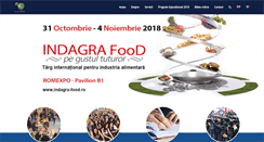 Desktop Screenshot of indagra-food.ro