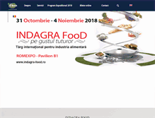 Tablet Screenshot of indagra-food.ro